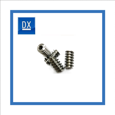 316 Stainless Steel Miniatur Worm Gear Parts Pasifasi Untuk Mesin Kopi