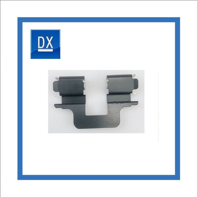 kualitas  Single Black Coated Custom Metal Stamping Parts pabrik