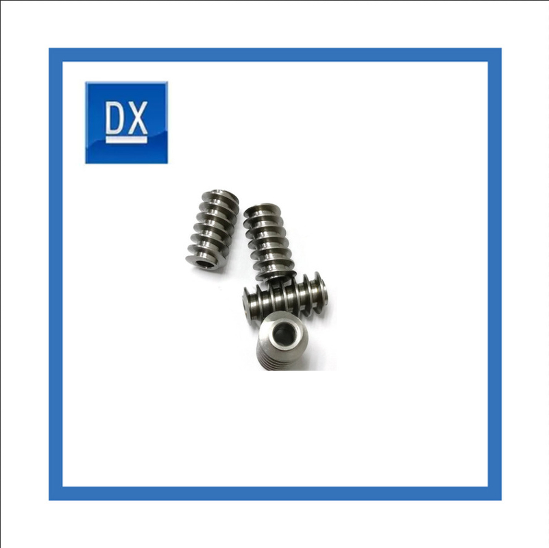 316 Stainless Steel Miniatur Worm Gear Parts Pasifasi Untuk Mesin Kopi