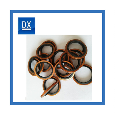 Gasket steker penguras oli karet, suku cadang stamping logam otomatis